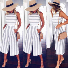 Load image into Gallery viewer, Striped Jumpsuit